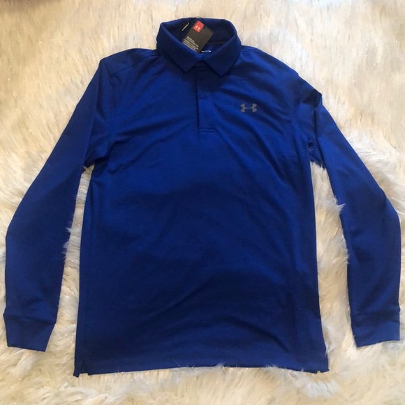 under armour men's ua playoff long sleeve polo